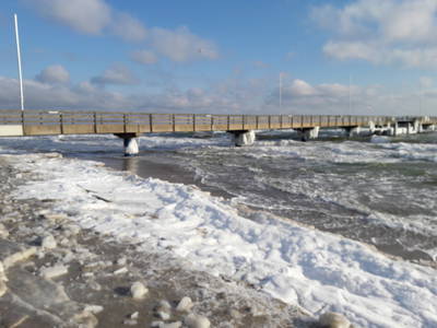 Dahmer Seebrücke im Winter