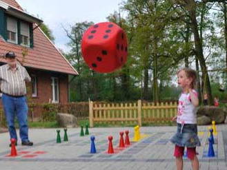 Mensch ärgere Dich nicht-16 qm. großesSpielfeld