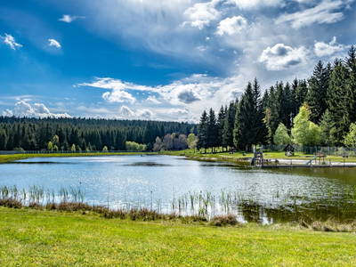 Naturfreibad nur einen Steinwurf entfernt