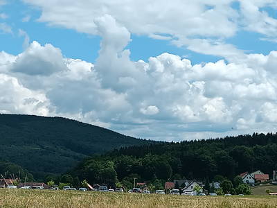 Bild 54 aus  Finnhütten Hohe Klinge- auf der Sonnenseite des Thüringer Waldes, mit traumhafter Aussicht