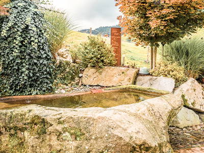 Hofbrunnen zum Baden im Sommer