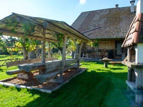 Garten mit Grillmöglichkeiten