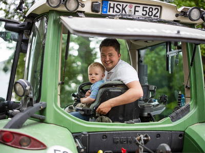 Traktor fahren