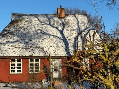 Bei Eis und Schnee gemütlich im Fischerhus