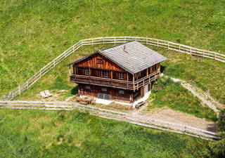 Flasswiesen Alm aus Assling