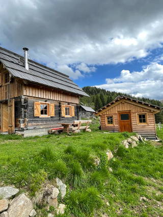 Zirbenhütte aus Krems in Kärnten