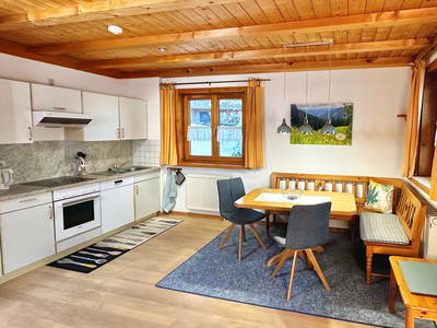 Offene Küche mit Essbereich Ferienwohnung Sonnenschein