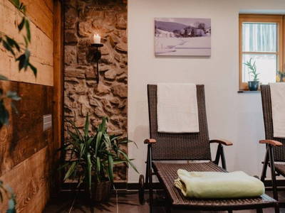 Ruheliegen im Saunabereich