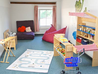 Kuschelecke im Spielzimmer