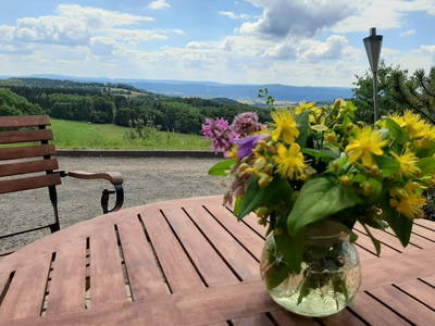 Ausblick von Terasse FH Hohe Klinge