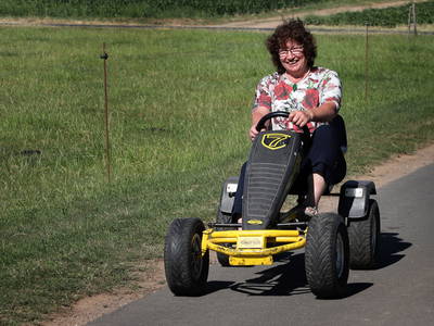 Regina mit dem Kettcar