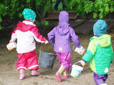 Auf zum Tierefüttern ...