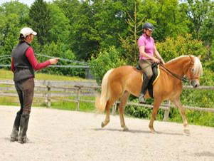 Reiten mit Anleitung