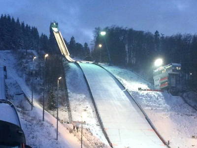 Sprungsdchanze Brooterode mit COC-Wettkampf