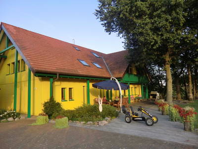 Adlerhorst-Hunsrück, Süd-West-Seite, in der Abendsonne.