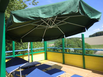 Bild 47 aus  Sonnige Höhen-Alleinlage am Waldrand mit Fernsicht! Adlerhorst-Hunsrück (12 Betten + 4 Kinderbetten)