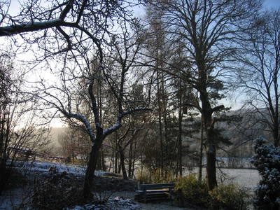Winterromantik  bei uns im schönen Baunachgrund