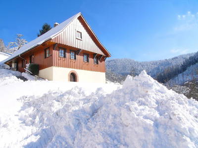 Winter beim Ferienhaus Müllerbauernhof im Maisachtal