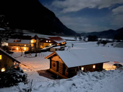 Talhof im Schein des Wintermondes