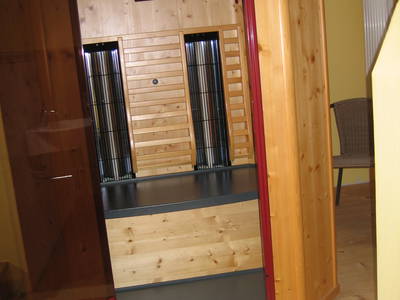 und zum Abtauchen und Entspannen unser Dachstübchen mit Infrarotkabine