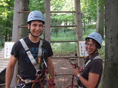 Freizeitgestaltung im Kletterwald