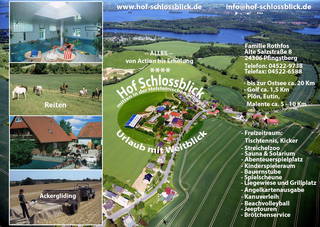Hof Schlossblick  " der etwas andere Bauernhof " aus Bösdorf