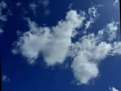 Blauer Himmel inklusive