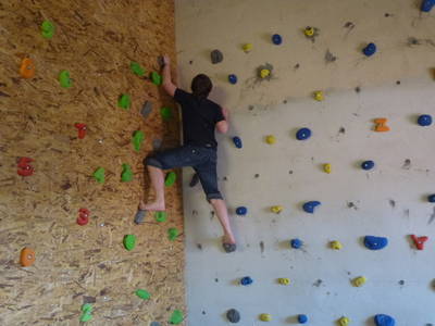 Bouldern in der Spielscheune