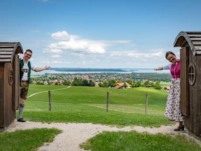 Ausblick am Schleipfnerhof