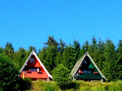 Bild 2 aus  Finnhütten Hohe Klinge- auf der Sonnenseite des Thüringer Waldes, mit traumhafter Aussicht