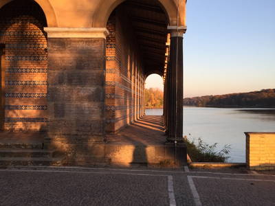 Architekt Schinkel´s Kirche  in Sacrow am Wannsee - wie Italien