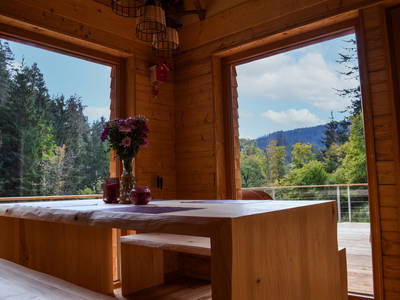 Chalet Kuckucksbeere Wohnaussichten