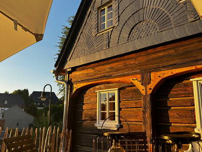 Abendstimmung auf der Terrasse