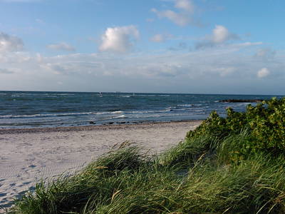 weißer Sand am Ostseestrand "Heidkate"