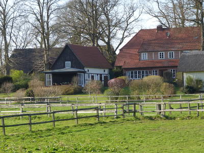 Das private Wohnhaus mit Terrasse
