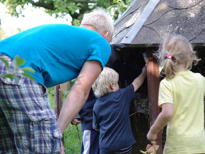 Kaninchenfüttern ...