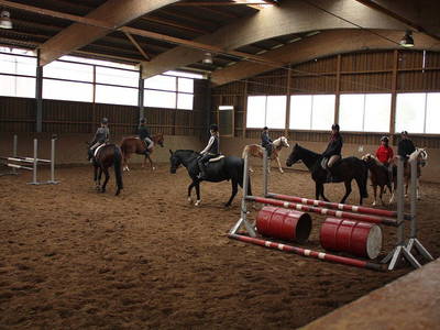 Unterricht in der Halle