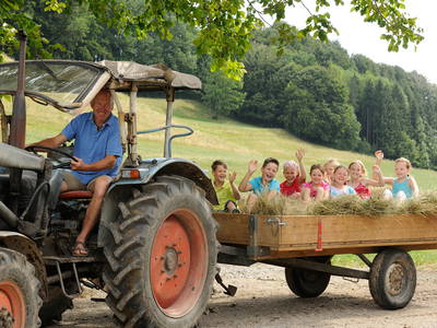 Traktorrundfahrt am Daxlberger Hof