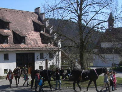 Modeschau mit Pferden