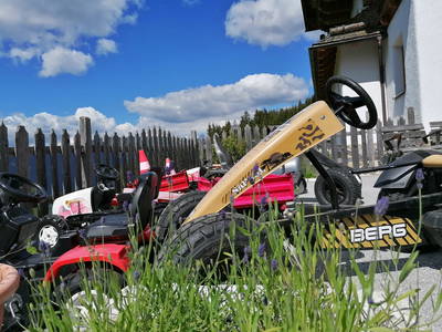 Sehr beliebt bei den Kids unsere Gokarts