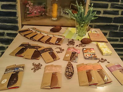 Schokoladen der Goldhelm Schokoladenmanufaktur in Erfurt