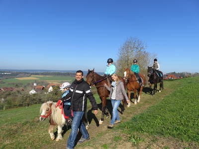 Spazierritt im Gelände
