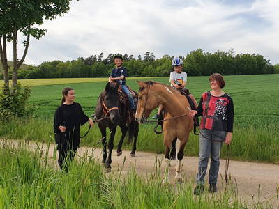 Pferde Reiten für Gästekindern