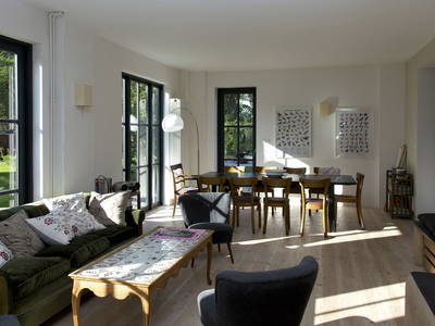 Wohn-Esszimmer in der Wohnung Biberburg