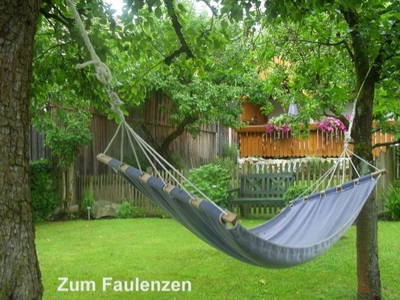 Zum Rumhängen im Garten