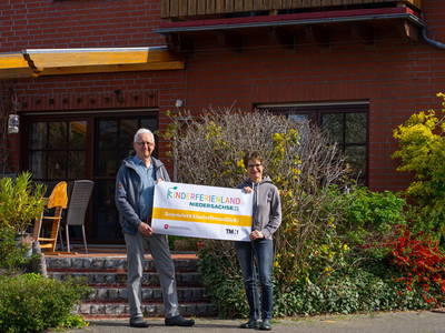 Auszeichnung Kinderferienland Niedersachsen. Foto: B.Liebisch, Naturpark-Wendland-Elbe