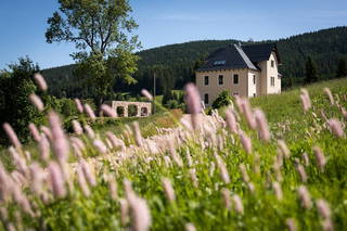 Alte Försterei Wildenthal Eibenstock im Erzgebirge Ferienapartments - Ferienhaus mit Mittelalterfreisitz