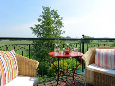 Blick auf den Balkon