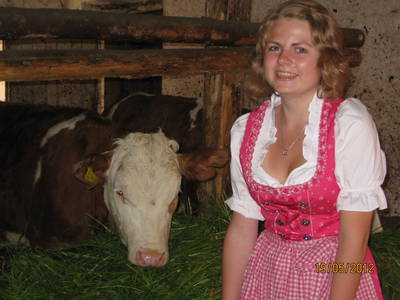 Eine Patenschaft für eine Kuh auch das gibt es auf dem Winklerhof.