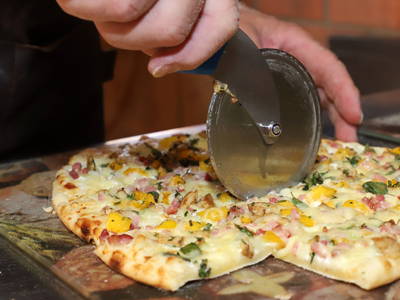 Flammkuchen mit Gemüse